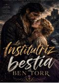 Portada de La institutriz y la bestia de Ben Torr (Las bestias de las Highlands nº 1)